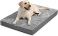Waterproof Dog Beds Large Sized Dogs, Washable Orthopedic Pet Bed with Removable Cover Reversible, Foam Pets Bed Durable Anti-Slip Bottom, 36"x27", Gray