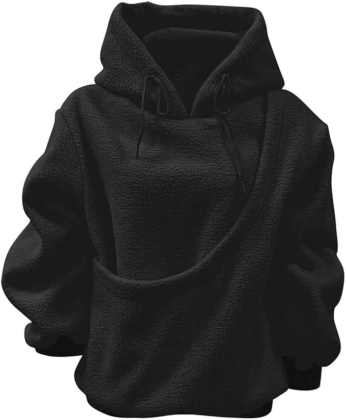 LBECLEY Hoodie with Dog Pouch Oversized Pet Hoodies Carrier Large Pocket Hooded Sweatshirt for Puppy Kitten Dogs Holder