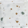 Leyl&Ari Muslin Swaddle Baby Blanket | 100% Organic Cotton Recieving Wrap (Terrazo)