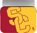 FOCO NCAA Official 15" Inch Colorblock Primary Logo Zipper Laptop Computer Sleeve Case Bag (USC Trojans)