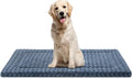 WagWonders Dog Bed Mat Washable Reversible Dog Crate Pad Soft Fluffy Pet Kennel Beds with Anti-Slip Bottom Dog Cat Sleeping Mattress for Extra Large Dogs, 47x29x1.5 Inch, Gray