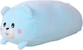 TemBe 23.6 inch Cute Large Bear Plush Stuffed Animal Pillow, Very Soft Squish Mellow Hugging Toy Gifts for Bedding, Kids Sleeping Cute Pillow (Blue Bear)
