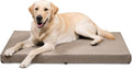 K9 Ballistics Tough Ripstop Orthopedic Crate Bed - Thick, Durable XL Kennel Pad with Washable Cover for Extra Large Dogs, 47 x 29 fits 48” Wire Crate, Taupe Premium Finish