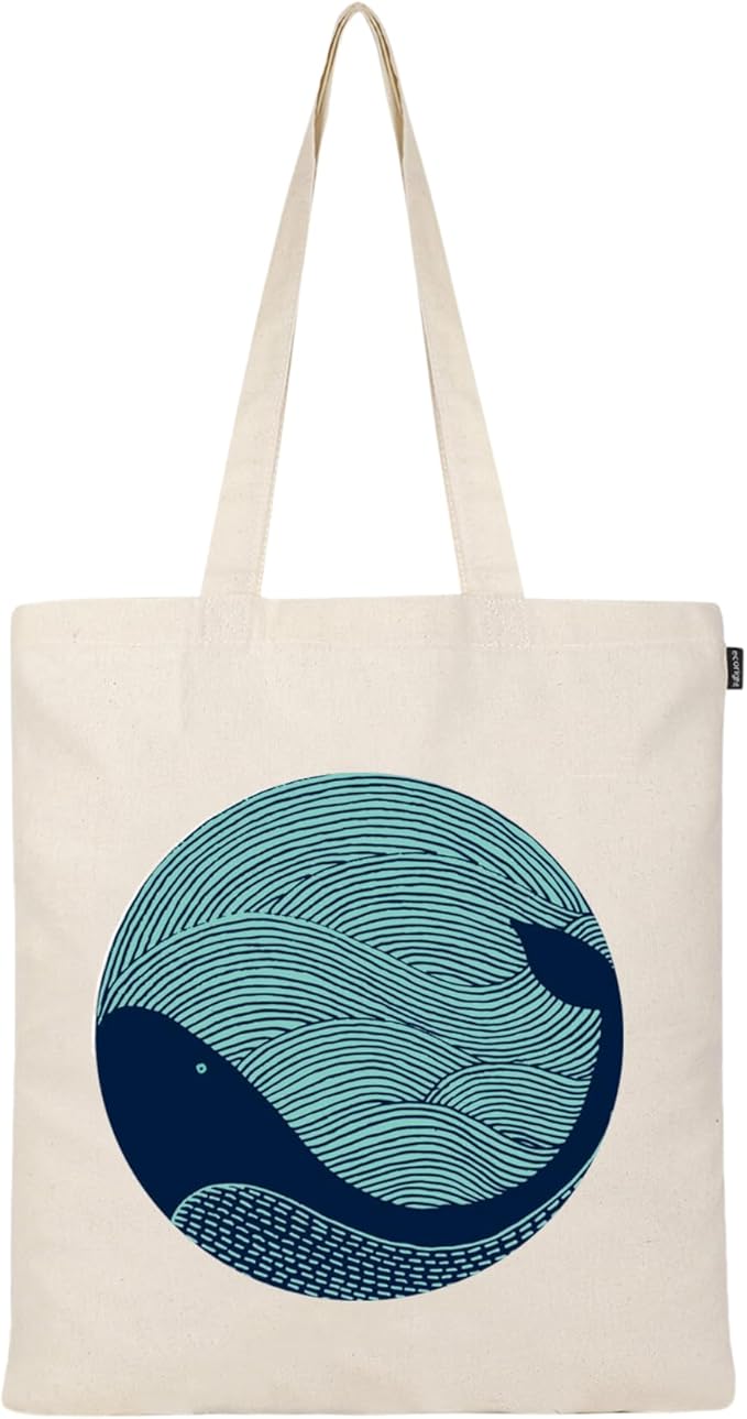 Eco Right Tote Bag for Women, Reusable Grocery Bag, Canvas Tote Bag for Shopping, Cotton Bag for Daily Use, Gifts for Women