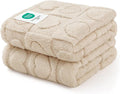 Luciphia 1 Pack 2 Small Dog Blanket Washable Pet Bed Cover Soft Fluffy Puppy Blanket with Premium Fleece 300GSM Cozy Calming Cat Blankets for Indoor Cats Beige 30x20 inch