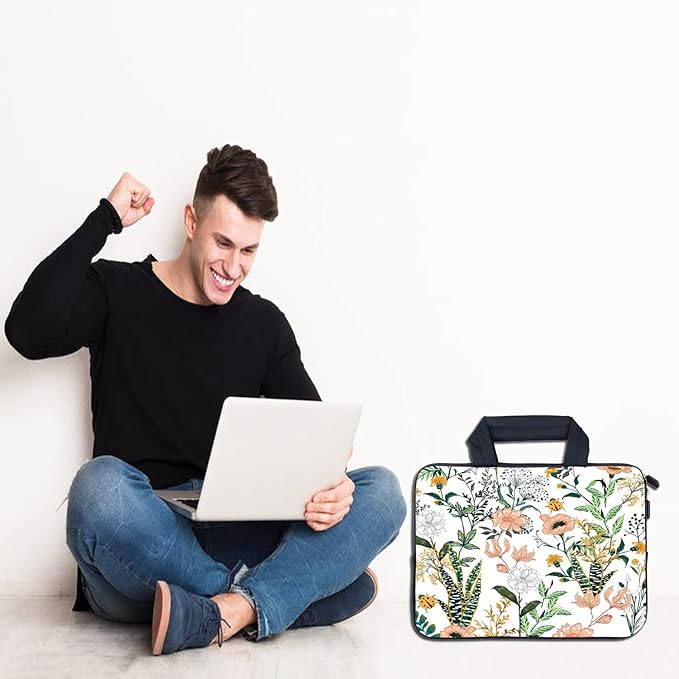 AMARY Laptop Sleeves 11.6" 12" Laptop Handle Bag Neoprene Notebook Carrying Pouch Chromebook Sleeves case Ultrabook Case Tablet Cover Fit Apple MacBook Air HP DELL Lenovo Asus (AMR12-09)