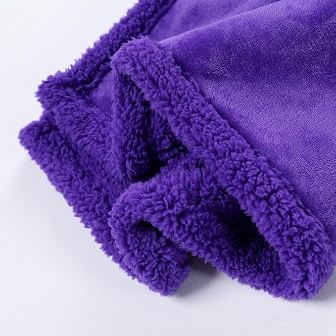 Maidewow Waterproof Dog Blanket Purple Pets Blankets for Puppy Cats Reversible Pet Couch Throw Blankets Jacquard Bed Cover Leakproof Washable Warm Mats-Purple,S