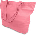 TOPDesign 3-Pack Super Strong Large 12oz Cotton Canvas Tote Bags, Reusable Grocery Shopping Cloth Bags, Fashionable Two-Tone Totes for Crafts, DIY Your Creative Designs