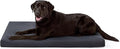 PELZIN Cybarmour Chew Proof Dog Bed - Orthopedic Indestructible Dog Crate Pad - Outdoor Waterproof Kennel Mat for Aggressive Chewers - Large Breeds & Fits 42-Inch Crate - 41"x27", Black