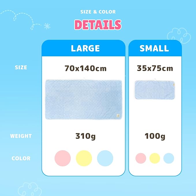 SOONTAN Microfiber Dog Towel Set for Drying Dogs – Absorbent, Quick-Dry, and Soft Towels for Bathing and Grooming Dogs and Cats, Including 2 Different Sized – Cloud Pet Towels (Pink)