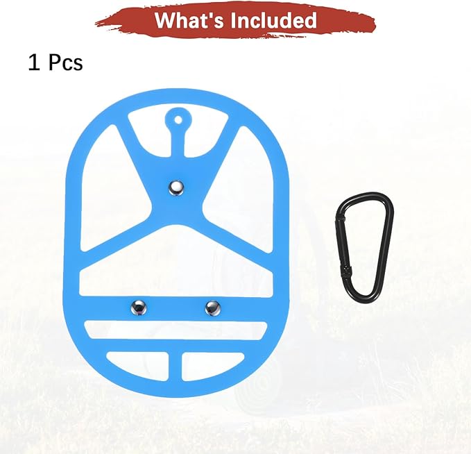 TIXIPEM Shoe Holster for Backpack [1SET] - Elastic Silicone Footwear Holder with Clip Use for Travel & Outdoors & Sports - [Sapphire Blue-M] Hang Extra Shoes Cleats Boots