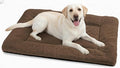 ZENGAOOU Dog Crate Pad Washable for 48 Inch Crate, Plush Anti-Slip Crate Mat for Large Dogs, XL Kennel Pad for Home, Travel and Training, 48 x 30 Inch, Brown