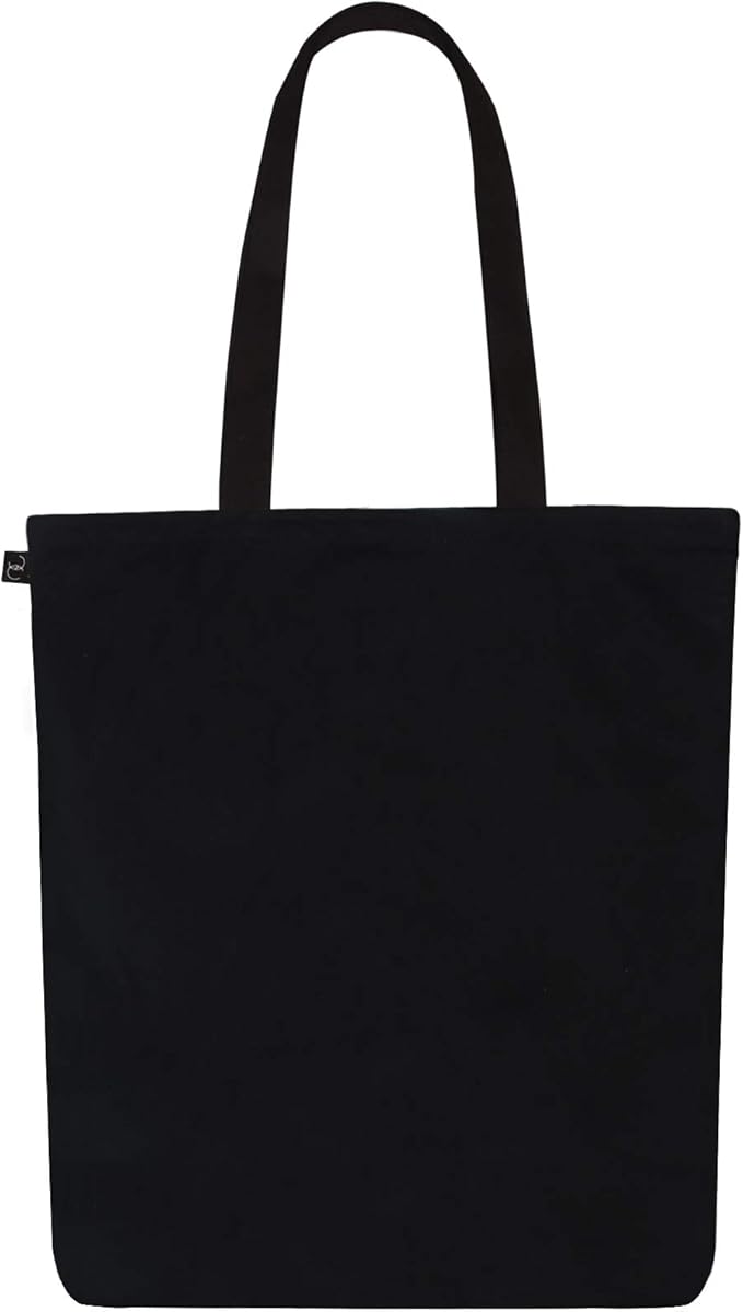Ecoright Tote Bag for Women with Zipper, Small Tote Bag, Canvas Bag, Reusable Cotton Bag for Beach, Grocery, School & Work
