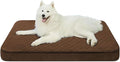 JoicyCo Large Dog Bed, Orthopedic Foam Big Dog Bed Mattress, 40 inch Joint Relief Pet Sleeping Beds, Non Slip Bottom with Removable Washable Cover, Dark Browm