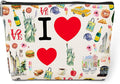 New York Makeup Bag Cosmetic Bag, Travel Gifts for Women, Souvenir Merchandise for NY Lovers & Travellers