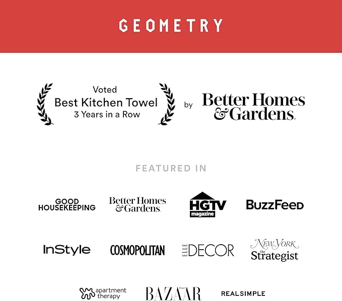 GEOMETRY Kitchen Towels - Quick Dry Microfiber Cloth Dish Towels for Kitchen Drying - Premium Quick Dry Towel Valentines Gifts for Mom - Crush