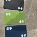 Pet Feeding Mat-Absorbent Pet Placemat for Food and Water Bowl, with Waterproof Rubber Backing, Quick Dry Water Dispenser Mat for Dog and Cat (20"x12", Lime Green)