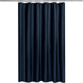 N&Y HOME Fabric Shower Curtain Liner with Weighted Magnets - Navy Blue Shower Curtain for Bathroom with Hotel Quality, Machine Washable, Water Repellent - Navy, 72x72