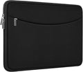 Laptop Case 15.6 inch, Shockproof Protective Laptop Cover Briefcase Carrying Computer Bag with Accessory Pocket, Portable Computer Sleeve Compatible with MacBook, HP, Dell, Lenovo, Asus, Black
