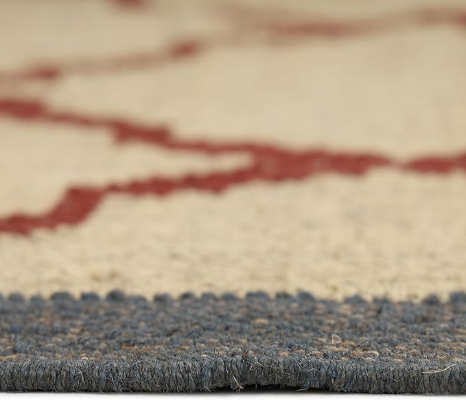 Klim Wool Jute Rug – Handwoven Elegance and Durability (Design 16)
