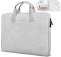 Lacdo 15-15.6 Inch Laptop Case Sleeve for HP Lenovo Dell ASUS Laptop, Aspire 15, HP Pavilion/Envy 15, Dell Latitude 15, Lenovo ThinkPad/IdeaPad 15, ASUS Vivobook Protective Computer Bag,Gray