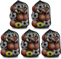 BROTOU Extra Large Sports Ball Bag Mesh, Basketball Bags Team Balls, Adjustable Shoulder Strap, Ball Bags for Holding Soccer, Football, Volleyball, Swimming Gear (30” x 40”)