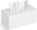 Colylan Tissue Box Cover Rectangular Tissue Box Holder for Bathroom (Beige)