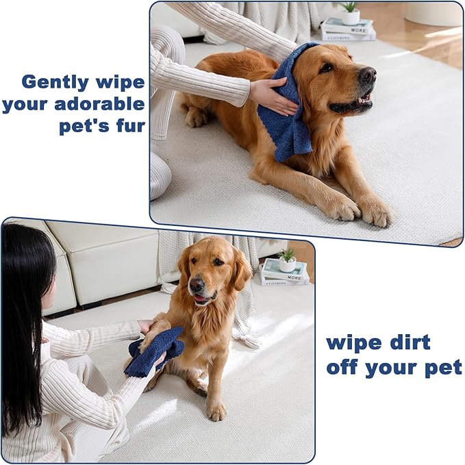 Tigona 80 Pack Microfiber Cleaning Cloth Roll Reusable Paper Towels 12"x12" Tear Away Cloth,Absorbent Dish Rags for House Kitchen,Wash Cloths,Lint Free Rags for Window Cars Cleaning Supplies
