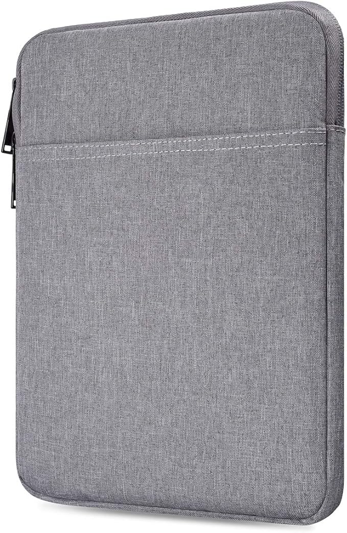 Tablet Sleeve Case for 11" Samsung Galaxy Tab A9+/ Galaxy Tab S6 Lite (2024) 10.4", iPad 10th/ Air 5th 10.9, Pro 11 M4 2024,iPad 9/8/7 10.2 Bag, Light Grey