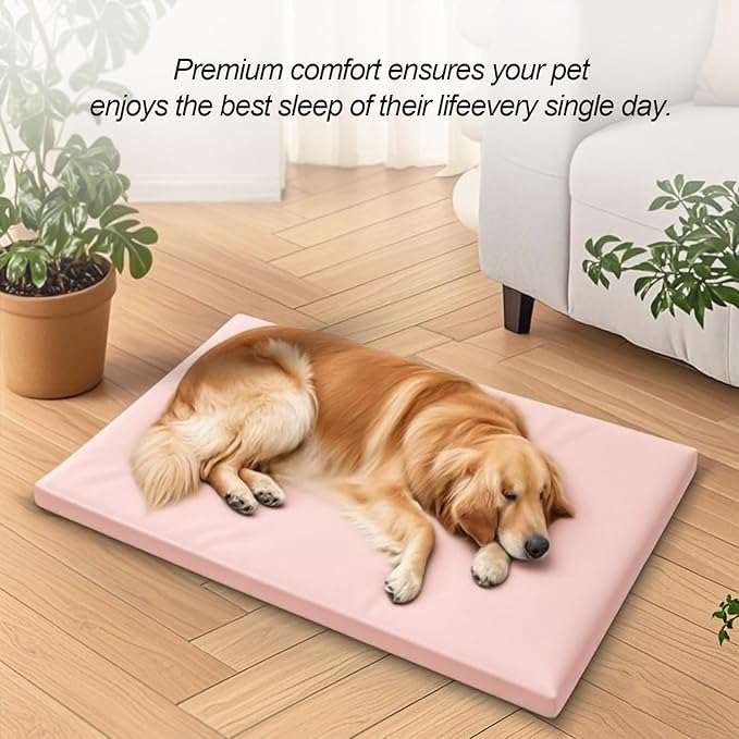 Liliowons Dog Mat,23"x 36"Dogs Crate Pad,Indoor Non-Slip & Waterproof Dog Mat,Easy Wipe Clean in Seconds，Sleeping for Floor，Car,Sofa,Crate