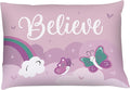 Kids Unicorn Throw Pillow - 14" x 20" - Double-Sided Printing - Cover Only - Kids Bedroom Accent Pillow - Nursery Decor - Printed in USA
