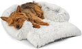 Best Friends by Sheri Nap Mat Dog Bed with Bolster - Washable Crate Pad, Removable Cover, Frost, Small, 22x15