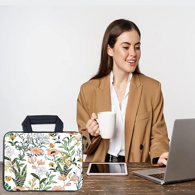 AMARY Laptop Sleeves 11.6" 12" Laptop Handle Bag Neoprene Notebook Carrying Pouch Chromebook Sleeves case Ultrabook Case Tablet Cover Fit Apple MacBook Air HP DELL Lenovo Asus (AMR12-09)