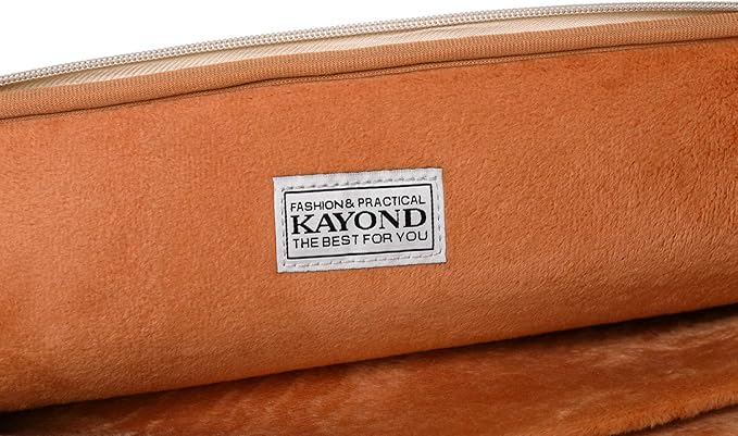 Kayond Canvas Water-Resistant 14 Inch Laptop Sleeve case for 14.1inch Notebook Compute (14-14.1 inch, Red Bohemia)