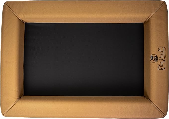 King Buck Orthopedic After-Hunt Dog Bed, Bronze, S