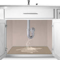 The Original Under Sink Mat - Adjustable Silicone mat, Waterproof Under The Sink Bathroom Vanity Mat - 28" x 19" or smaller