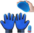 1TO3GO Pet Grooming Set with Dog Washing Gloves for Bathing, Dog Bath Brush and Silicone Dog Toothbrush, Pet Grooming Gloves for Dogs, Cats and Horses with 185 Silicone Tips