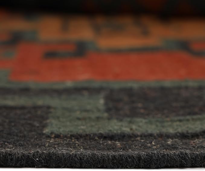 Klim Wool Jute Rug – Handwoven Elegance and Durability (Design 22)