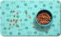 Dog Food Mats,Cat Absorbent Water Bowl Feeding Mats Pet Placemats for Food and Water Spot 16 * 24 inch