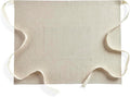 Solino Home Linen Bistro Server Apron - Extra long ties with Pockets - 100% Pure Linen Half Apron for Men and Women