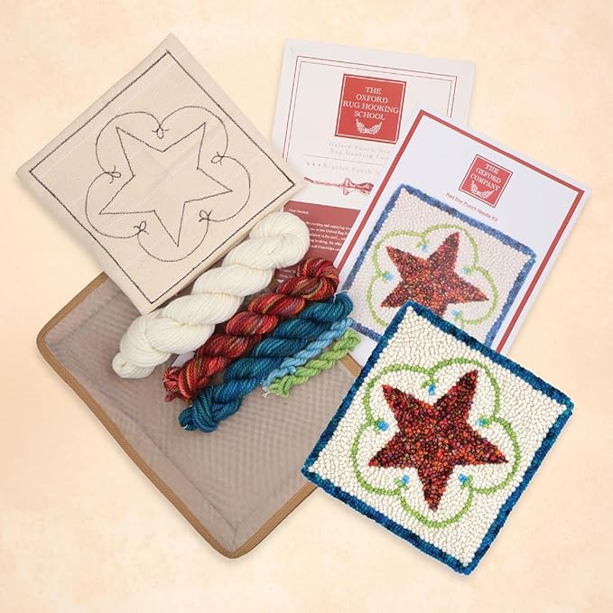 The Oxford Company Punch Needle Kit (Red Star)