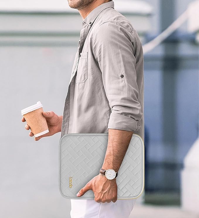 Lacdo Tablet Sleeve Case for 11 inch iPad A16 / 11 Inch iPad Pro M5 M4 / 11 inch iPad Air M3 M2 / 10.9" iPad / 10.2" iPad /10.9" ipad Air, Samsung Galaxy Tab A9+ Bag, Fit Magic Keyboard, Space Gray