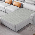 ZNSAYOTX Ultimate Cozy Blankets (40"x50") 100% Waterproof Chaise Mat Blanket for Dog Pets, Bed Couch Sofa Protector with Non-Slip Back Washable Durable, Pee Scratch Proof Easy to Clean (Light Grey)