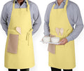 Native Fab Kitchen Apron 2 Pack - 100% Cotton Adjustable, Durable Apron with Pockets, Perfect for Cooking, Baking, Grilling