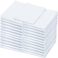 Flour Sack Towels – 24 Pack Cotton Kitchen Dish Towel, Tea Towels for Crafts, Embroidery, Baking, Bread Proofing – Thick, Absorbent, Quick-Dry – 18"x28" White