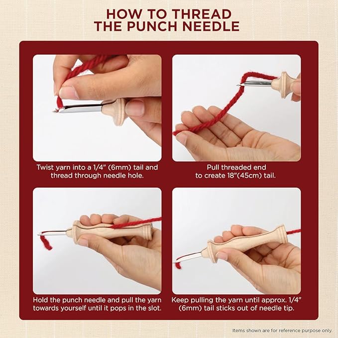 The Oxford Company Punch Needle Kit (Fox)