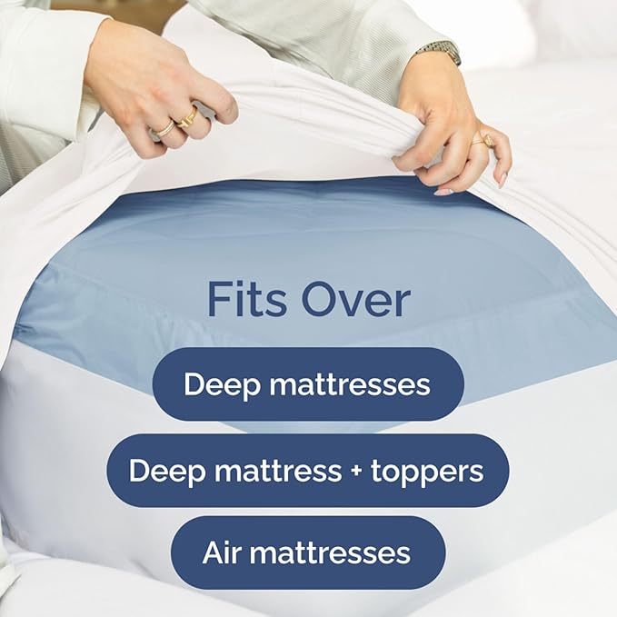 Extra Deep Pockets 400 Thread Count 100% Cotton 4 Piece King Size Bedding Sheet Set - Breathable & Cooling - Hotel Luxury Bed Sheets Set - Extra Soft, Wrinkle Free And Comfy White Bedding Sheets Set
