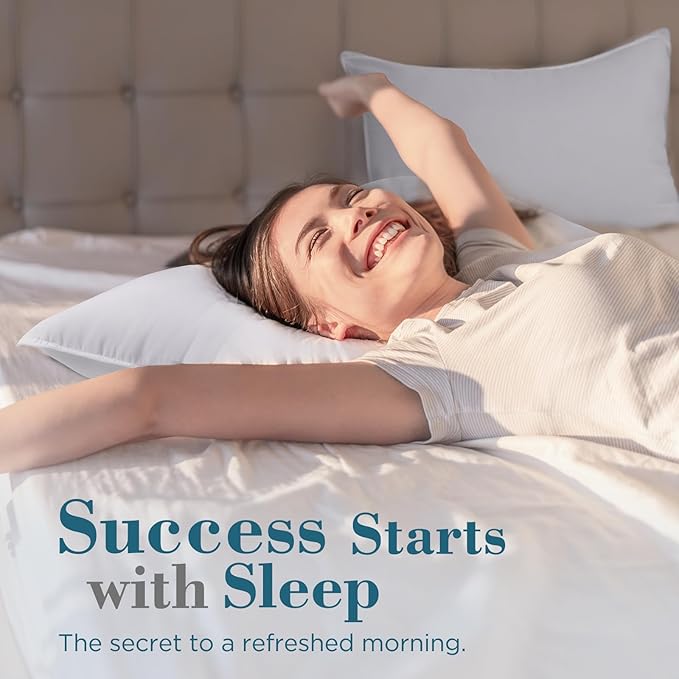 viewstar Pillows King Size Set of 2, Hotel Quality Down Alternative Pillows for Side, Back, or Stomach Sleepers