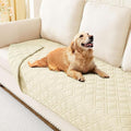 hyha Waterproof Dog Bed Blanket, Soft Pet Blankets, Waterproof Couch Cover for Dogs, Reversible Sofa Covers Washable for Furniture (30x70 Inch, Beige/Beige)