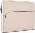 Laptop Case 13.3 inch, Portable Monitor Protective Laptop Sleeve with Front Pocket Computer Bag Compatible with MacBook Air Pro 13.3 inch 14 inch, Dell, HP, Light Pink